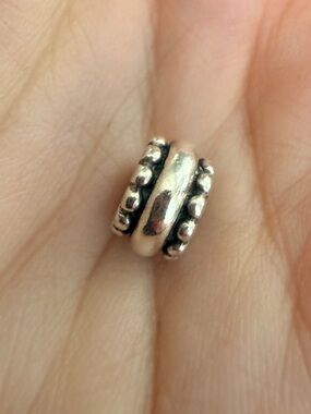 Retired sterling silver Pandora Ring charm